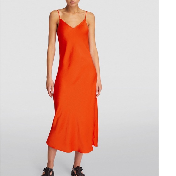 All Saints Dresses & Skirts - ALLSAINTS Hera Midi Slip Dress Sz M